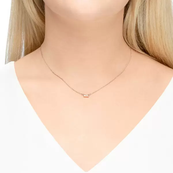 Leaf Jewelry Halskette SPARKLE, 18 K Rosegold vergoldet Bis zu 50% Rabatt