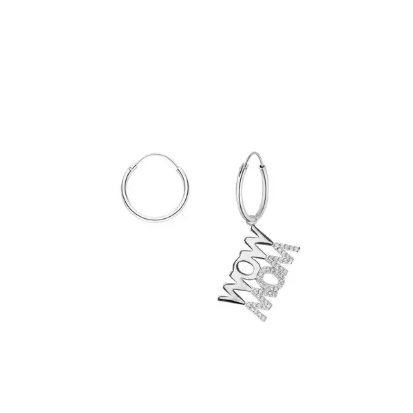 Leaf Jewelry Creolen WOW MOM, 925 Sterlingsilber Rabatt