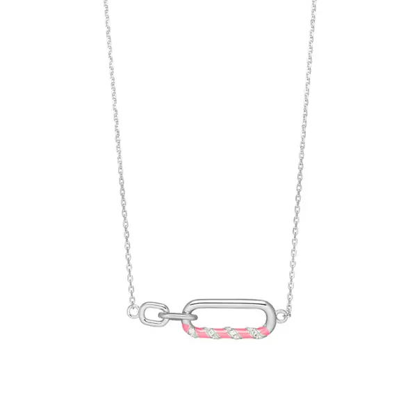 Leaf Jewelry Silber Halskette, Neon Twist Großer Ausverkauf