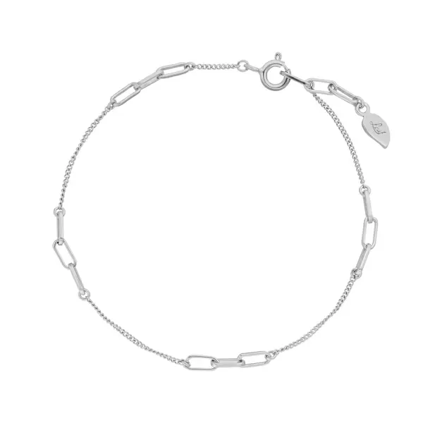 Leaf Jewelry Silber Armkette, CUBE II Valentinstagsangebot