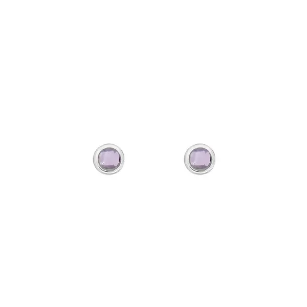 Leaf Jewelry Ohrstecker Pure Amethyst, 3mm, 925 Sterlingsilber Top Angebot