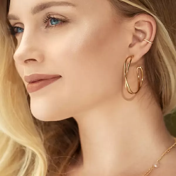Leaf Jewelry Silber Creole, TUBE, Rosegold Saisonale Angebote