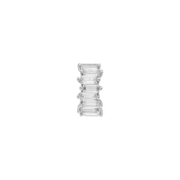 Leaf Jewelry Silber Earcuff, ICE CUBE Räumungsverkauf