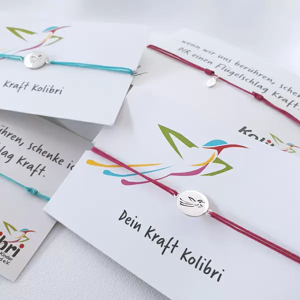 Leaf Jewelry Charity Armband KOLIBRI, Fuchsia Zeitbegrenzte Promotion
