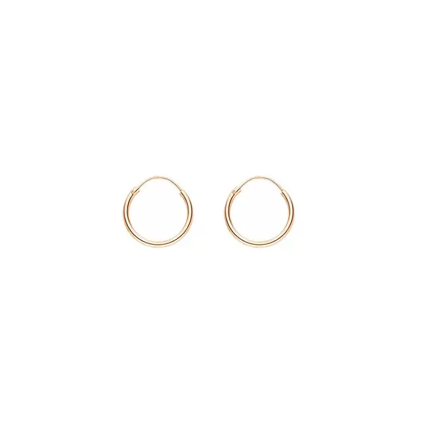 Leaf Jewelry Creole Pure, klein, 18 K Rosegold vergoldet Bis zu 50% Rabatt