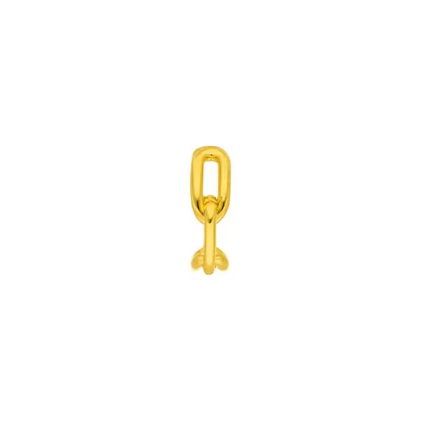 Leaf Jewelry Silber Earcuff, CHAIN, Gelbgold Super Rabatt