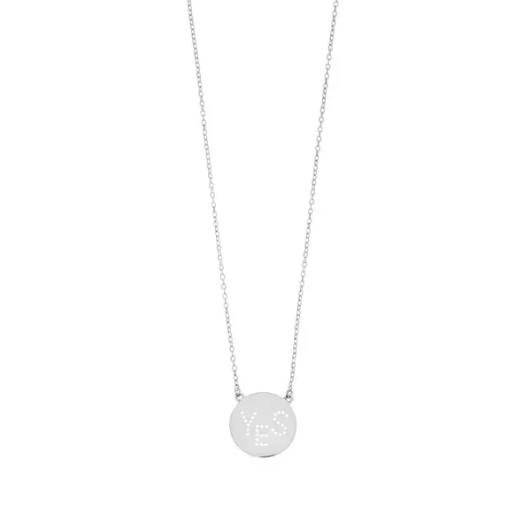 Leaf Jewelry Halskette YES, 925 Sterlingsilber zollfrei