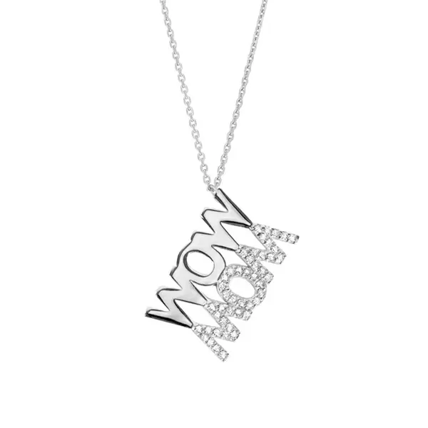 Leaf Jewelry Halskette WOW MOM, 925 Sterlingsilber Osterangebot