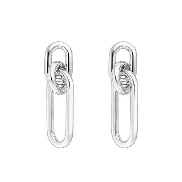 Leaf Jewelry Silber Ohrhänger, Karabiner Heißer Verkauf