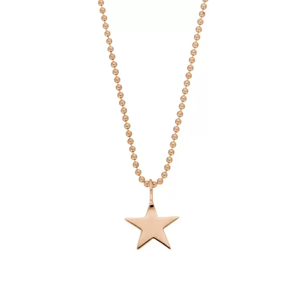 Leaf Jewelry Halskette STAR, 14 K Rosegold Letzte 2 Tage