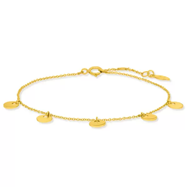 Leaf Jewelry Armkette Platelet, 14 K Gelbgold Letzter Tag