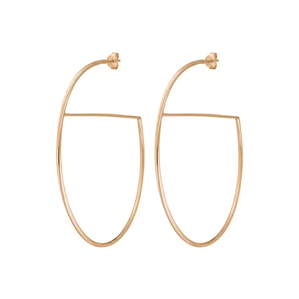 Leaf Jewelry Creole All Around, 18 K Rosegold vergoldet Outlet