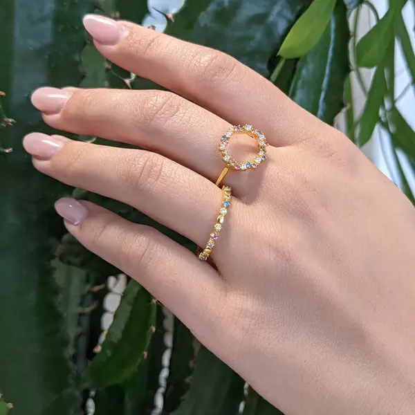 Leaf Jewelry Ring CANDY, 18 K Rosegold vergoldet, Gr.52 Exklusivangebot