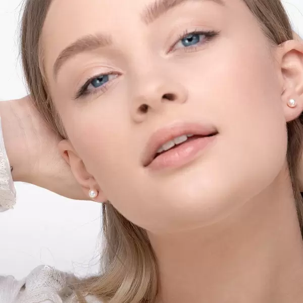 Leaf Jewelry Ohrstecker Perle, 6mm, 14 K Gelbgold Bis zu 65% Rabatt
