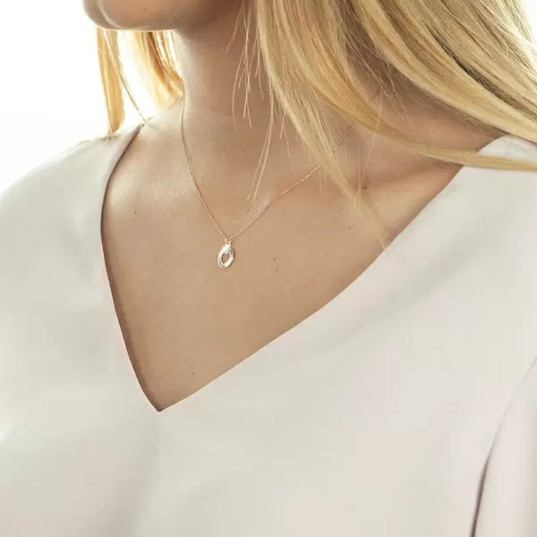 Leaf Jewelry Halskette Heart, 14 K Rosegold 50% Rabatt mit kostenlosem Versand