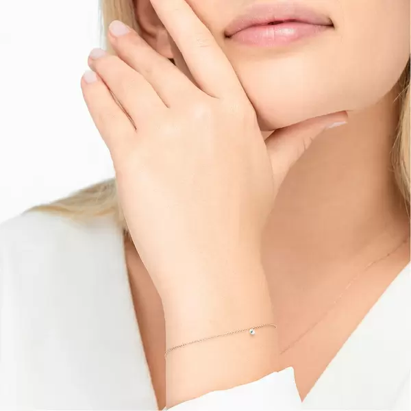 Leaf Jewelry Armkette Pure Diamanten, 18 K Rosegold 50% Rabatt für begrenzte Zeit