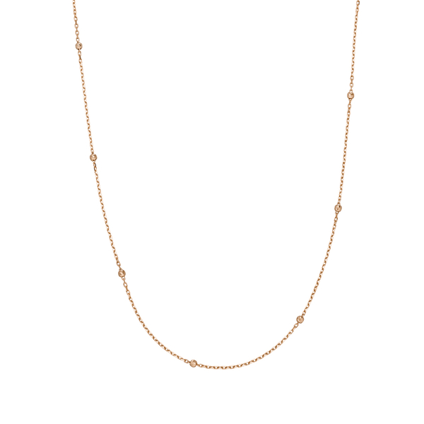 Leaf Jewelry Halskette Beads, 14K Rosegold Vatertagsangebot