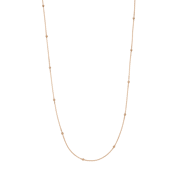 Leaf Jewelry Halskette Beads, 14K Rosegold Vatertagsangebot