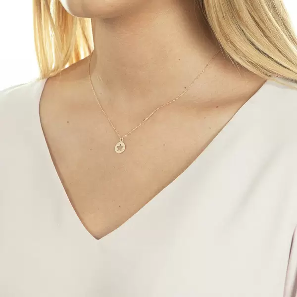 Leaf Jewelry Halskette Star, 14K Rosegold Bestseller