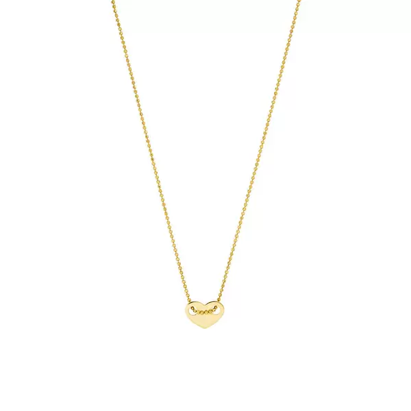 Leaf Jewelry Halskette Heart, 14 K Gelbgold Sonderangebote
