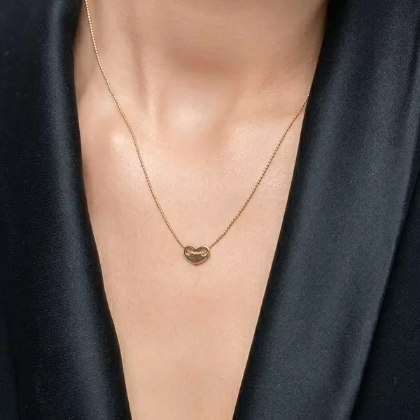 Leaf Jewelry Halskette Heart, 14 K Gelbgold Sonderangebote