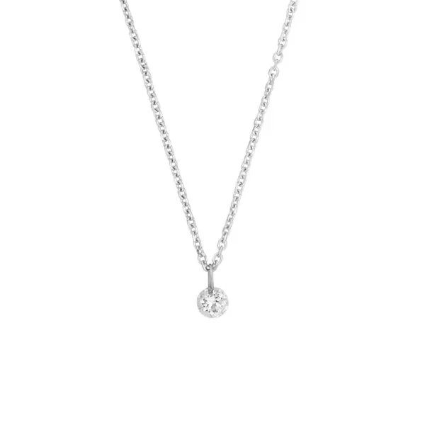 Leaf Jewelry Halskette Pure Diamant, 18 K Weißgold Super Sparpreis
