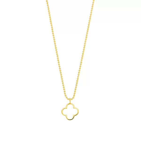 Leaf Jewelry Halskette GENTLE CLOVER, 14 K Gelbgold Bis zu 60% Rabatt