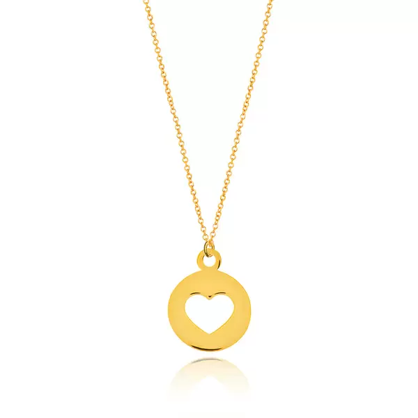 Leaf Jewelry Halskette Heart, 14 K Gelbgold Vierteljährliche Förderung