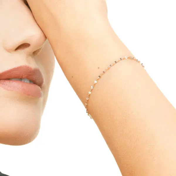 Leaf Jewelry Armkette Shiny Twist, 14K Gelbgold Nur noch ein Tag übrig