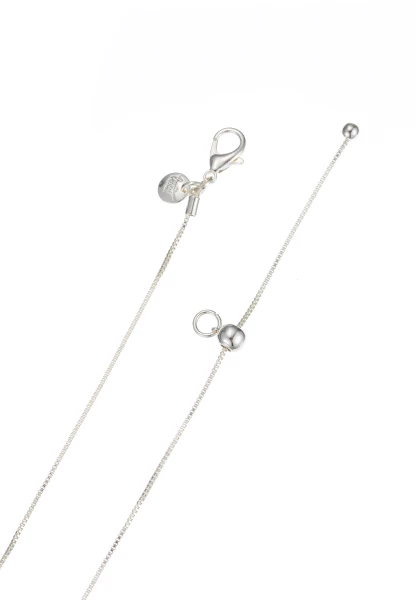 Leslii Kurze Kette Oval Stein Silber Khaki Angebote