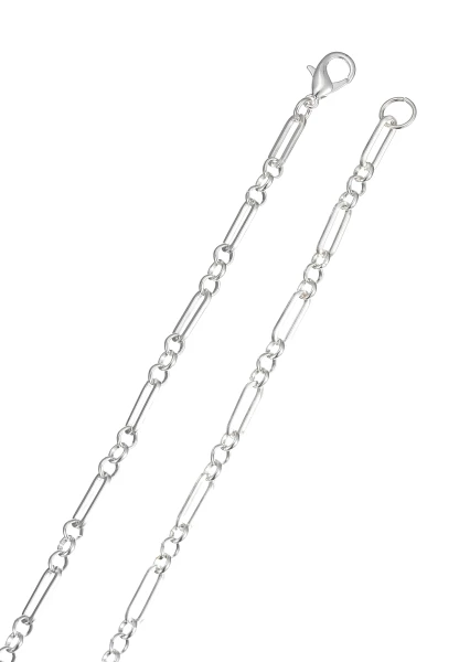 Leslii Lange Halskette Stone Silber Braun Günstiger Verkauf