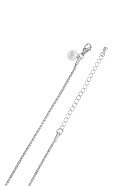 Leslii Lange Kette Ringe Edelstahl Silber Limitierter Zeitrabatt