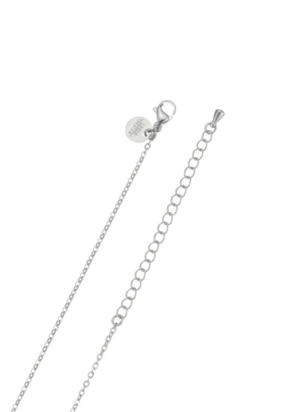 Leslii Lange Kette Blatt Edelstahl Silber Fabrik Onlineshop