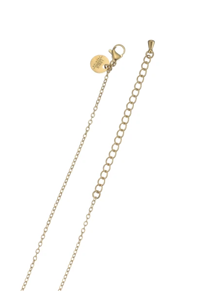 Leslii Lange Kette Blatt Edelstahl Gold Fabrikpreis