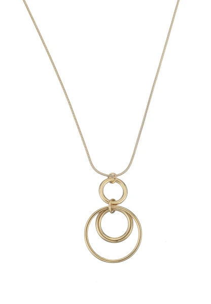 Leslii Lange Kette Ringe Edelstahl Gold Weihnachtsangebot
