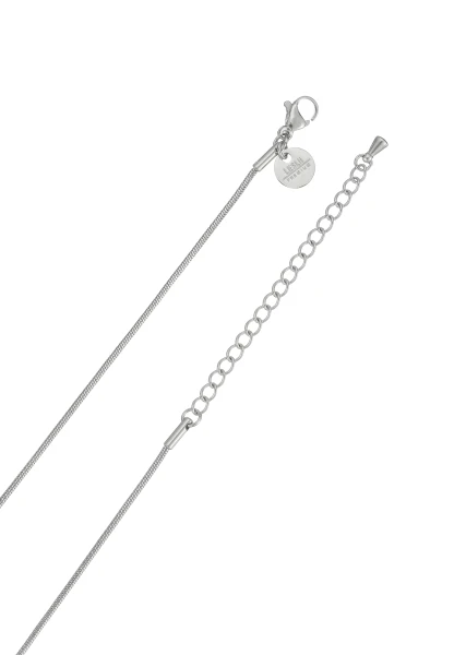 Leslii Lange Kette Ringe Edelstahl Silber Osterangebot