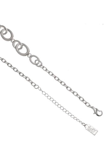 Leslii Kurze Halskette Glieder Collier Silber Zeitlich begrenztes Angebot