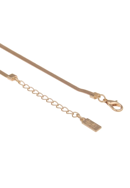 Leslii Kurze Halskette Stein-Kugeln Gold Braun Blitzangebot