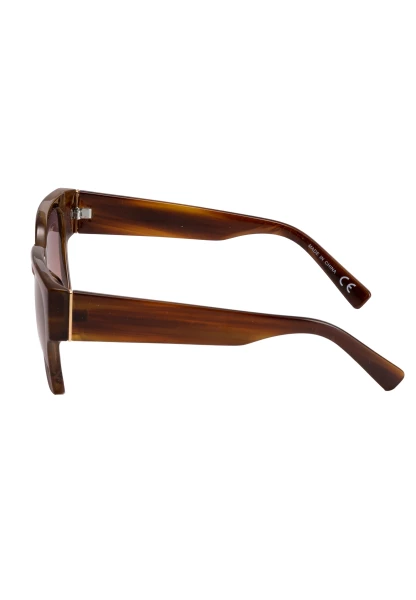Leslii Sonnenbrille Retro Look Damen Sunglasses Designerbrille in Braun Wochenangebot