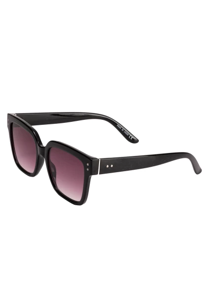 Leslii Sonnenbrille Big Retro Damen Sunglasses Designerbrille in Schwarz Kostenlose Rückgabe