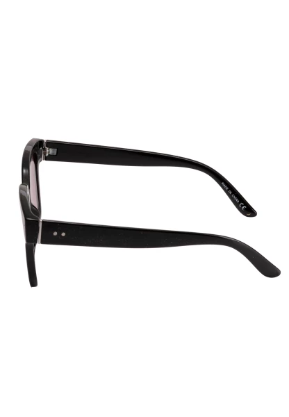 Leslii Sonnenbrille Big Retro Damen Sunglasses Designerbrille in Schwarz Kostenlose Rückgabe