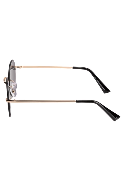 Leslii Sonnenbrille rahmenlose Damen Sunglasses Designerbrille rhimless in Gold Begrenzte Freigabe