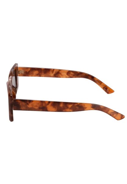 Leslii Sonnenbrille 90ies eckige Brille Damen Sunglasses Designerbrille in Braun Letzte 2 Tage