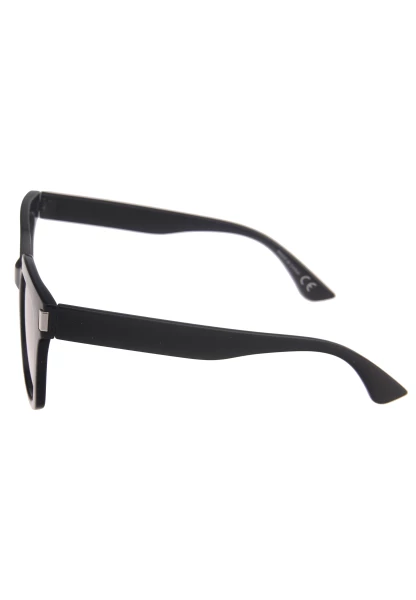 Leslii Sonnenbrille Damen Statement schwarze Designerbrille Sunglasses Kunststoff Schwarz Nur für heute