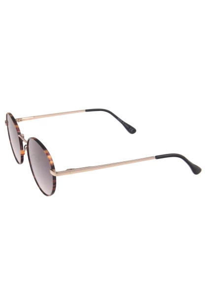 Leslii Sonnenbrille Damen schwarze Boho-Brille Muster Designerbrille Sunglasses Metall Gold Schwarz Sonderangebot der Fabrik