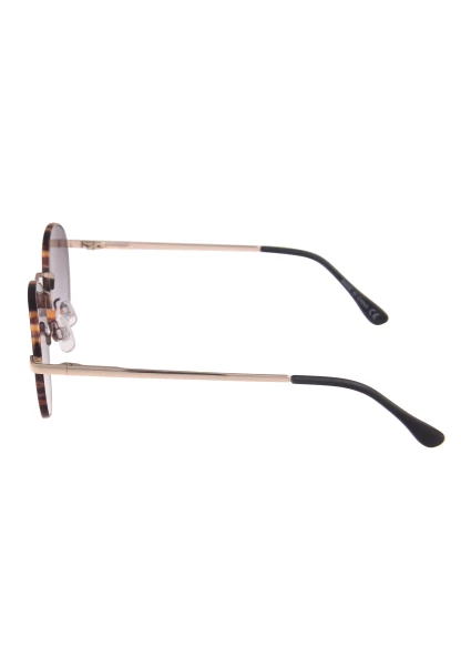 Leslii Sonnenbrille Damen schwarze Boho-Brille Muster Designerbrille Sunglasses Metall Gold Schwarz Sonderangebot der Fabrik
