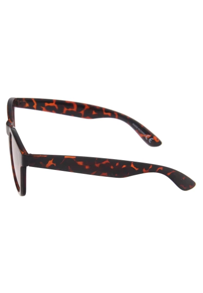 Leslii Sonnenbrille Damen Smart braune Hornlook-Brille Designerbrille Sunglasses Kunststoff Braun Kostenloser Versand international