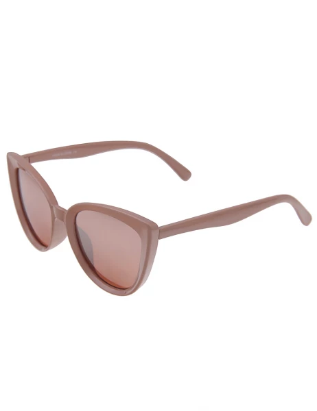 Leslii Sonnenbrille Cateye Damen Sunglasses Designerbrille in Altrosa Online