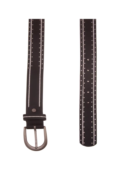 Leslii Damen-Gürtel Strass-Gürtel schwarzer Gürtel Glitzer-Gürtel Breite 3,5cm schwarz Online Outlet