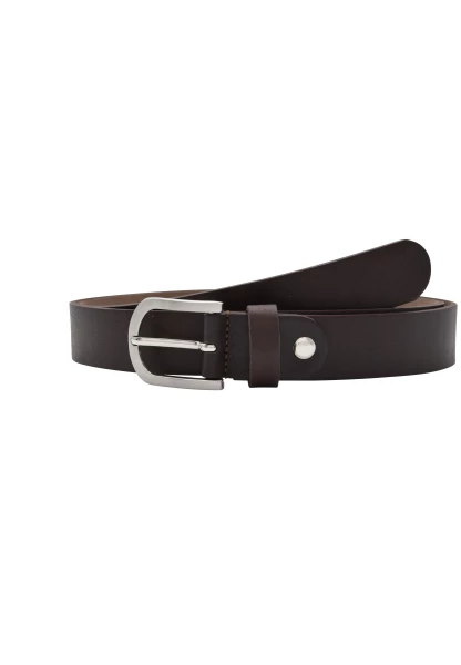 Leslii Premium Gürtel echter Leder-Gürtel brauner Gürtel Breite 3cmKalbs-Nappaleder Narbung Braun Bis zu 50% Rabatt